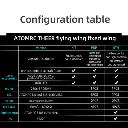 Atomrc Theer Bat Fixed Wing Drone